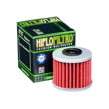 Filtre à huile Hiflofiltro HF117 - Rider's 34