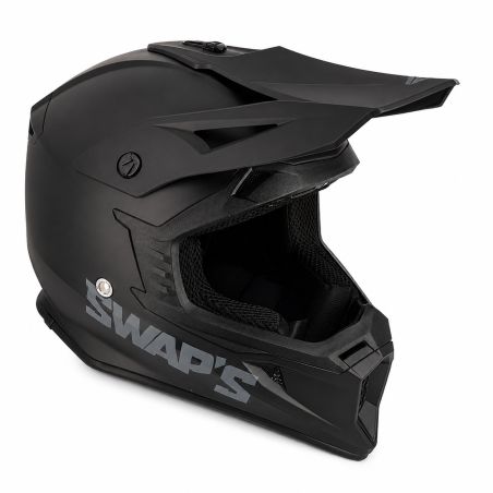 Casque cross SWAP’S BLUR S818 noir mat - Rider’s34