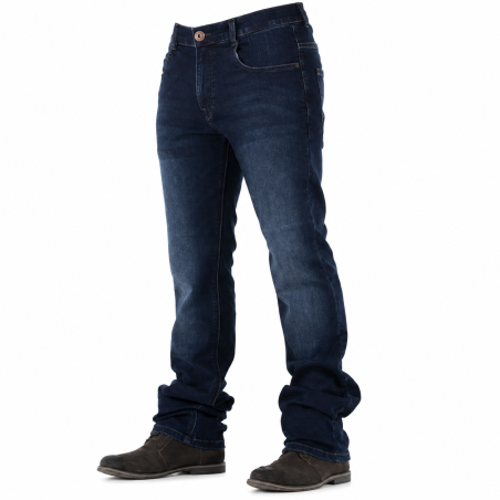 Jean moto homme Overlap Street Dark blue - Rider's 34