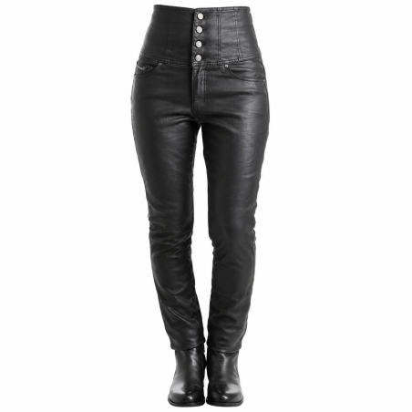 Jean moto femme taille haute corset Overlap Evy Night - Rider's 34