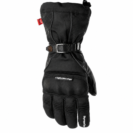 Gants moto textile cuir hiver femme Vquattro Azzura STX - Rider's 34