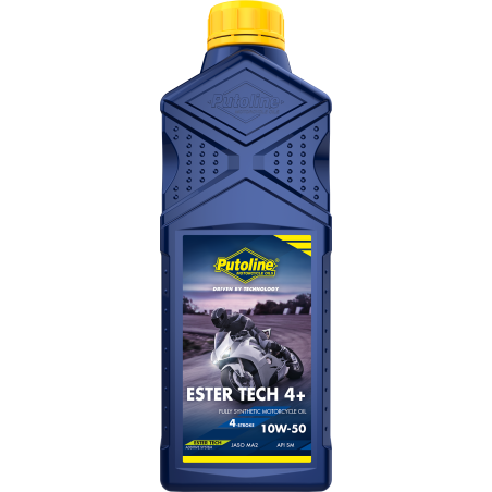 Huile moteur 4T Putoline Ester Tech 4+ 10W50 - Rider's 34