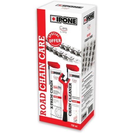 Pack entretien chaîne route moto Ipone - Rider's 34
