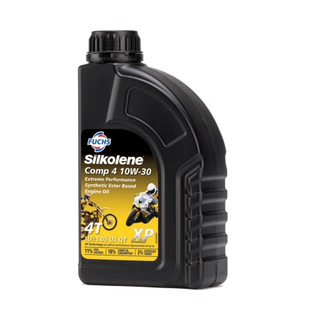 Huile moteur 4T Silkolene 10W30 - Rider's 34