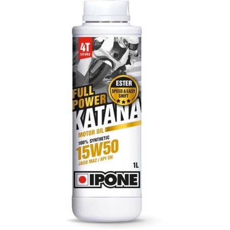 Huile moteur 4T Ipone Katana Full Power 15W50 - Rider's 34