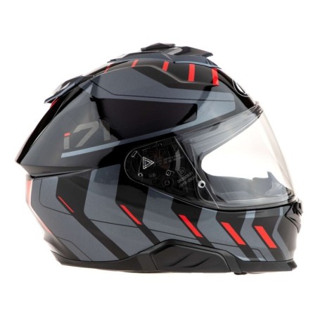 CASQUE HJC i71 SIMO NOIR & ROUGE - Rider's34