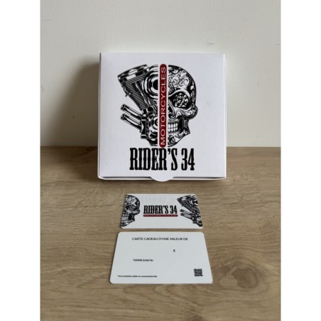 Carte cadeau moto Rider’s34 - Bon cadeau 1 an